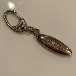 Vintage EDWIN Schlüsselanhänger Keychain Silver toned  metal
